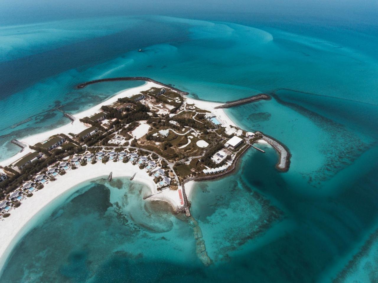 Nurai Island, Saadiyat Hotel Абу Даби Екстериор снимка Aerial view of the island